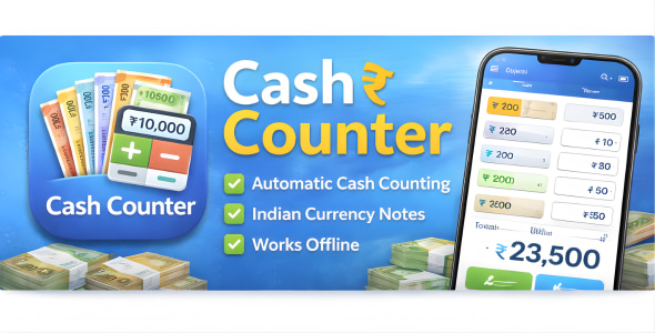 Cash Counter – Currency Calculator & Denomination App