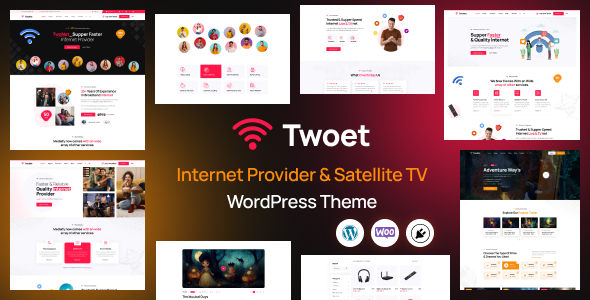 Twoet – Internet Provider & Satellite WordPress Theme 1.2