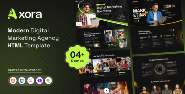 Axora – Modern Digital Marketing Agency HTML Template