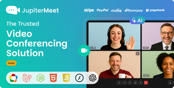 JupiterMeet – White Label Video Conference with AI & SaaS 3.0.4