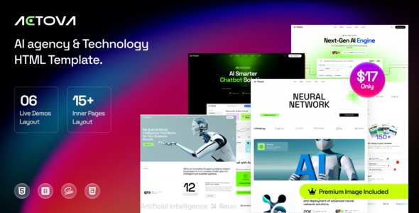 Actova – AI Agency & Technology HTML Template