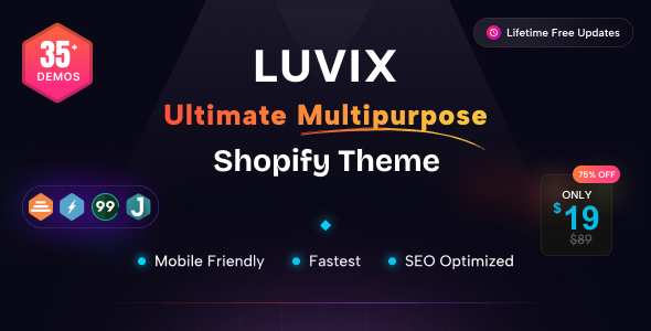 Luvix  – Multipurpose Shopify Theme OS 2.0 – RTL support