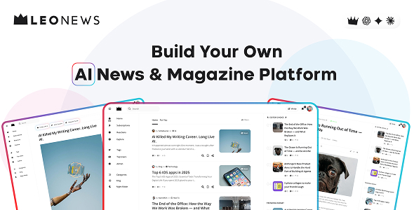LeoNews – AI News, Viral Magazine & Newspaper KingMedia Theme