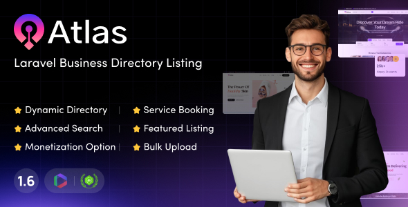 Atlas Laravel Business Directory Listing 1.8