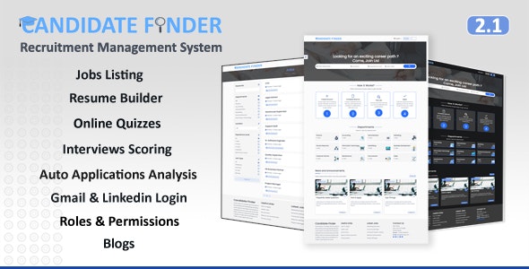 Candidate Finder – Recruitment Management System 2.6