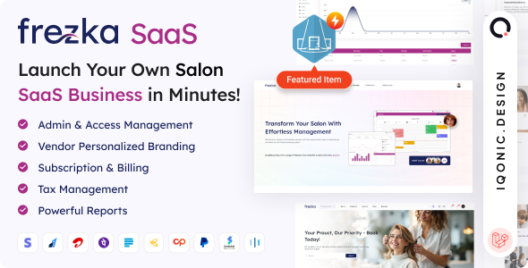 Frezka Saas – White Label Spa & Salon Management Software 1.3.3