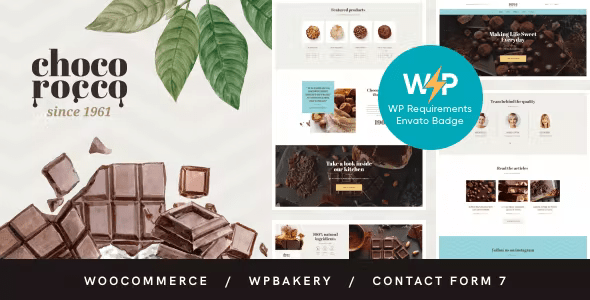 ChocoRocco | Chocolate & Candy Sweets Shop WordPress Theme 1.2.13