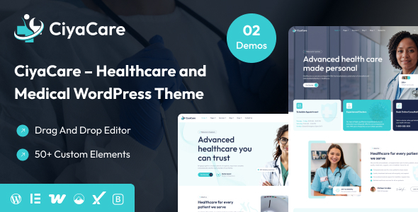 CiyaCare – Healthcare & Medical WordPress Theme 1.4.0