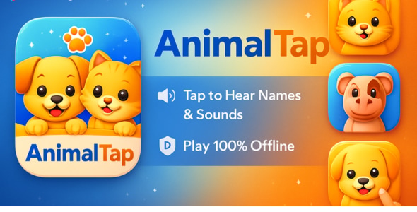 AnimalTap – Kids Animal Sounds & Learning Android App