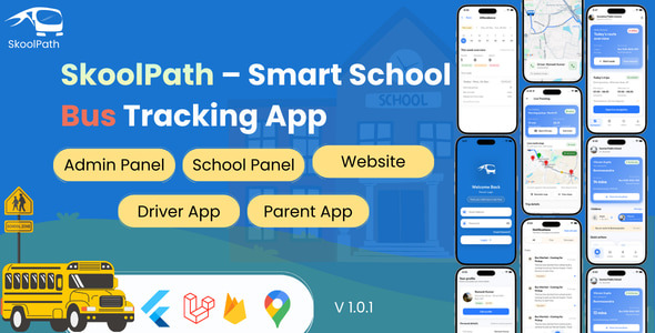 SkoolPath – School Bus GPS Tracking with Driver & Parent Apps 1.0.1