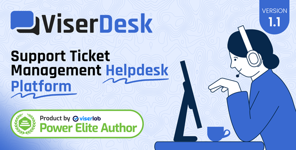 ViserDesk – Support Ticket Management Helpdesk Platform 1.1
