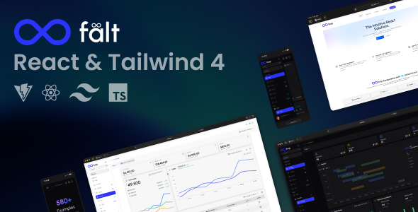 Falt – React Tailwind Admin Template [React TS]
