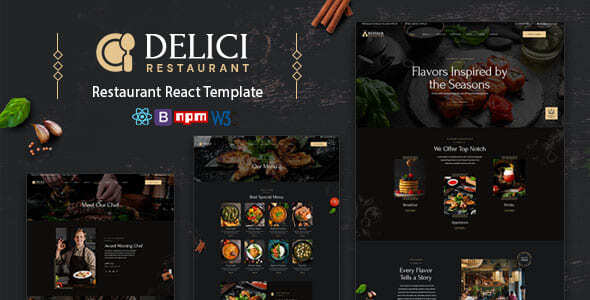 DELICI – Restaurant React Template