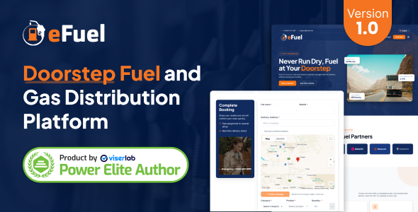 eFuel – Doorstep Fuel and Gas Distribution Platform