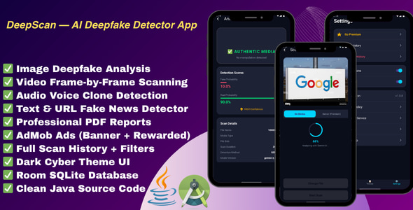 DeepScan – AI Detector Android App