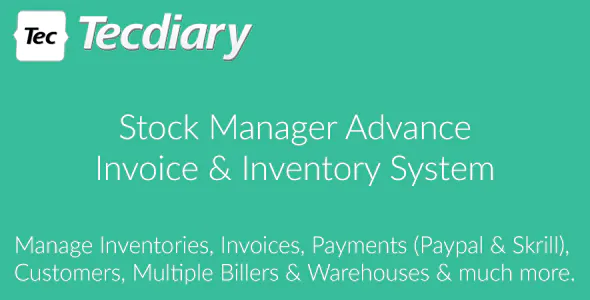 Stock Manager Advance (Invoice & Inventory System) 4.0.0