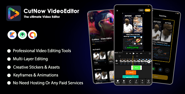 CutNow Multi-layer Video editor