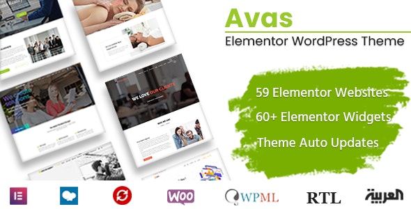 Avas – Elementor MultiPurpose WordPress Theme 6.9.16