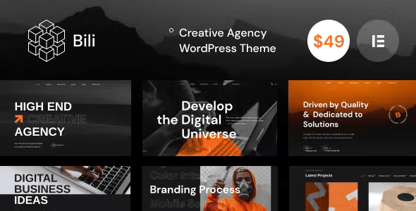 Bili – Creative Agency WordPress Theme 1.1.23