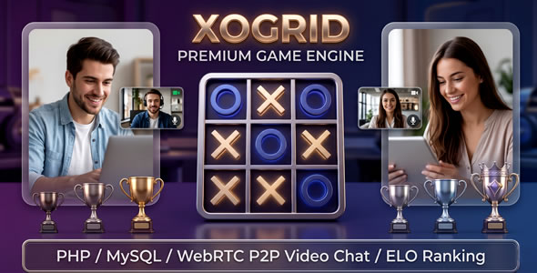 XOGrid – Multiplayer Tic-Tac-Toe html5 game