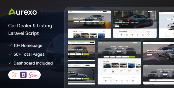 Auxero – Car Dealer & Listing Laravel System 1.0.1