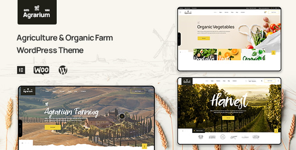 Agrarium | Agriculture & Organic Farm WordPress Theme 1.1