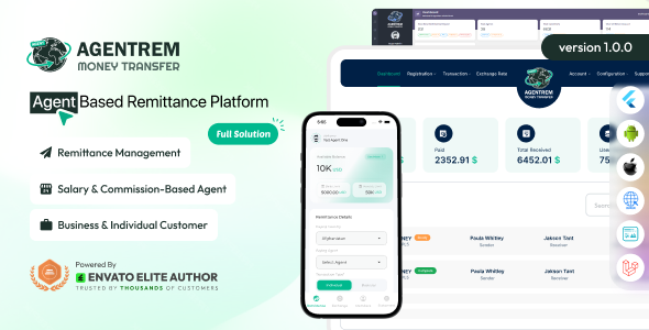 AgentRem – Agent Based Remittance & Money Transfer Platform