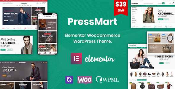 PressMart – Modern Elementor WooCommerce WordPress Theme 1.2.28