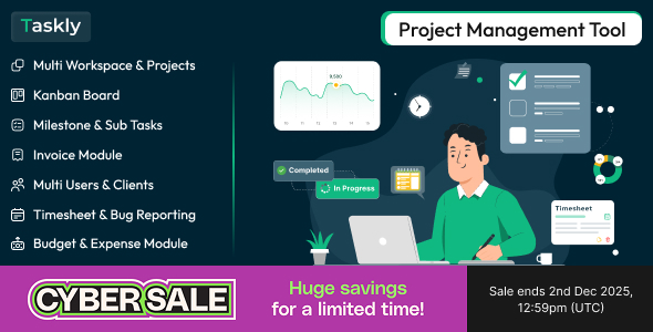 TASKLY – Project Management Tool 7.5