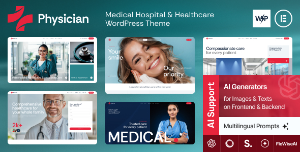 Physician – Medical Hospital & Healthcare WordPress Theme