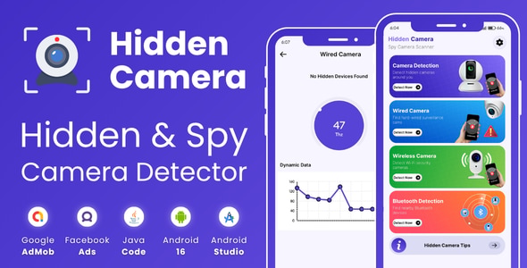 Hidden Spy Camera Detector with AdMob Facebook Ads Android