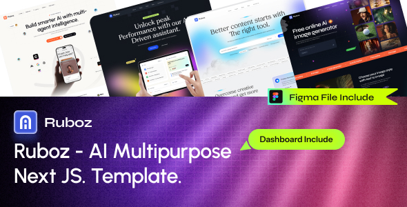 Ruboz – AI Multipurpose Next JS Template