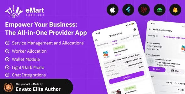 eMart – Service Provider app for On-Demand Service 2.6