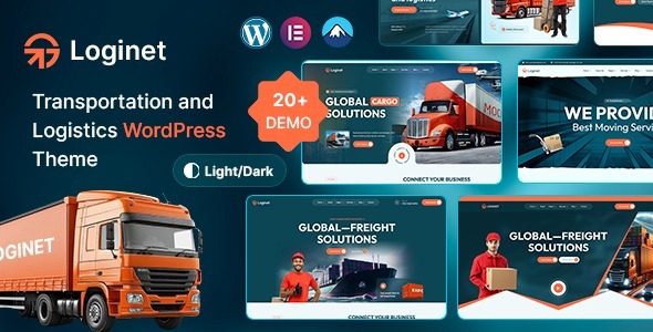 Loginet – Transportation & Logistics WordPress Theme