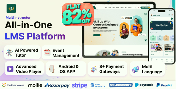 EduEx – The Ultimate Learning Management System (LMS) with Flutter Mobile App 1.2.2