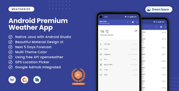 Weatherize – Android Premium Weather App 3.0