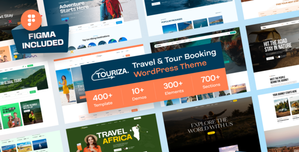 Touriza – Tour & Travel Booking WordPress Theme 1.0.3