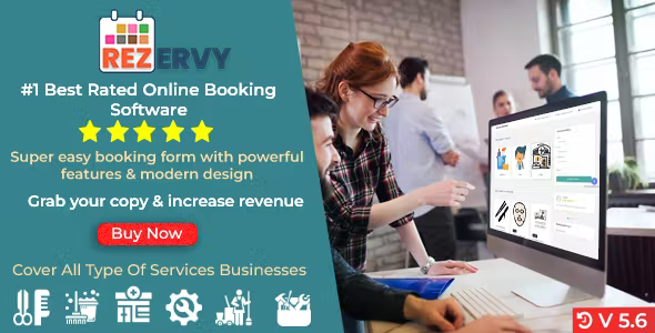 Rezervy – Online bookings system for cleaning, maids, plumber, maintenance, repair, salon services 7.2