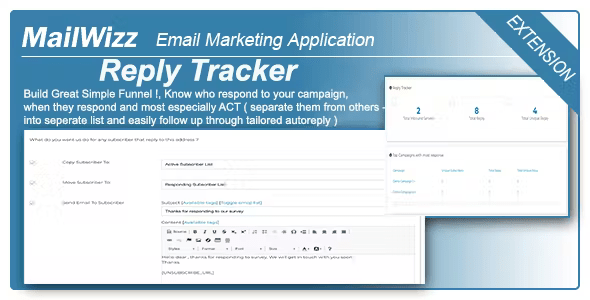 Reply Tracker for MailWizz EMA 3.0.2