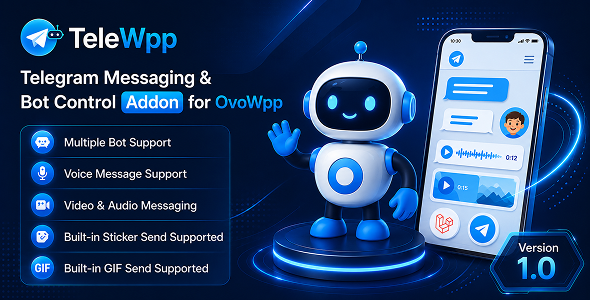 TeleWpp – Telegram Messaging & Bot Control Addon for OvoWpp
