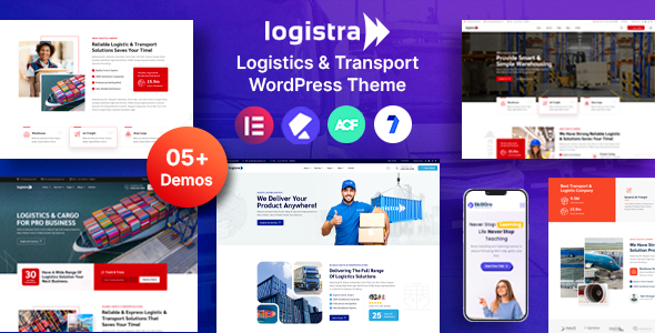Logistra – Transport & Logistics WordPress Theme