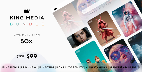 King Media Bundle – Viral Magazine News Script