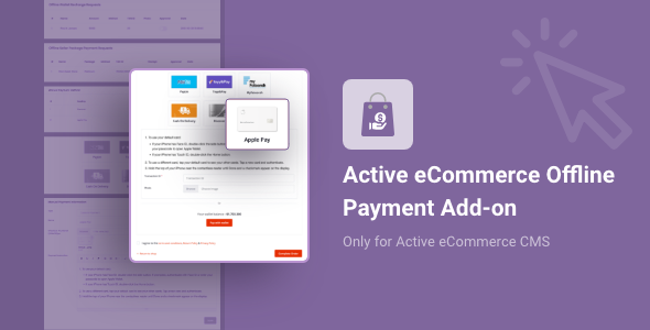 Active eCommerce Offline Payment Add-on 1.8