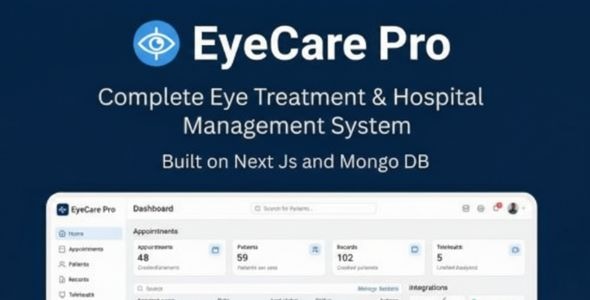 EyeCare Pro — Complete Eye Treatment & Eye Hospital Management System | Ai Powered | Node JS