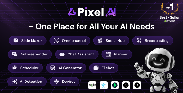PixelAI – Node.js AI SaaS for Content Generation and Social Media Automation