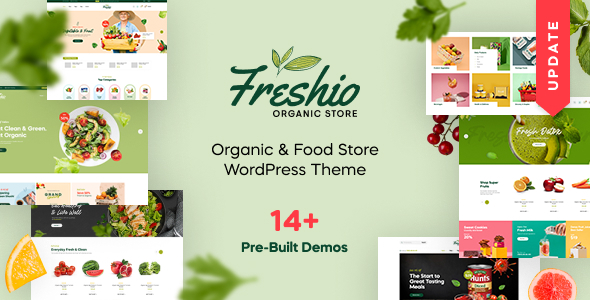 Freshio – Organic & Food Store WordPress Theme 3.0.1