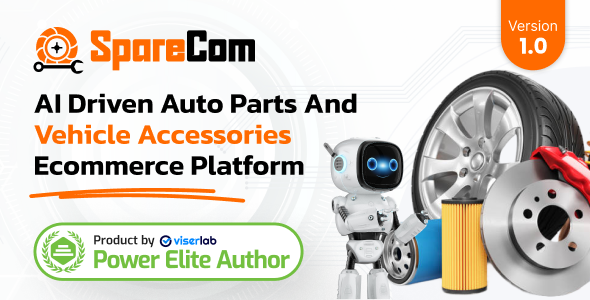 SpareCom – AI Driven Auto Parts And Vehicle Accessories Ecommerce Platform