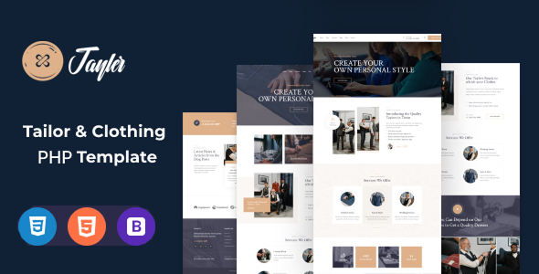 Tayler – Tailor & Clothing PHP Template