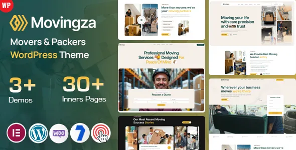 Movingza – Movers & Packers WordPress
