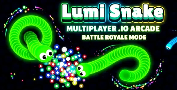 Lumi Snake – HTML5 Multiplayer Game